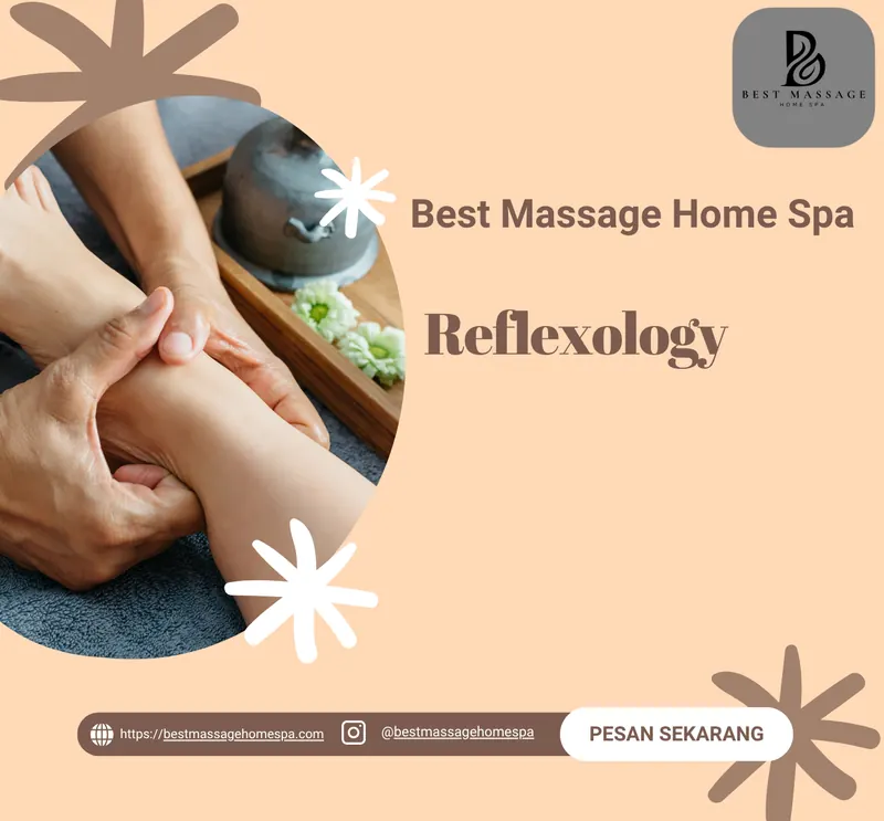 Reflexology therapy session